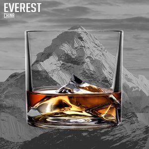 Everest Whiskey 10 oz LIITON Glass Set of 2