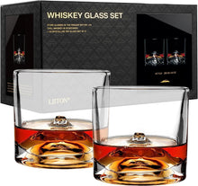 Load image into Gallery viewer, LIITON 10oz Fuji Whiskey Glass Set of 2