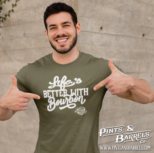 Life's Better With Bourbon Unisex T-Shirt