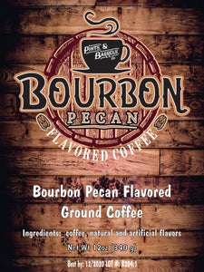 Bourbon Pecan Flavored Ground Coffee