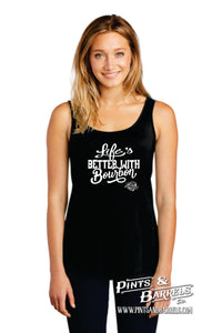 Life's Better With Bourbon Ladies Shirts
