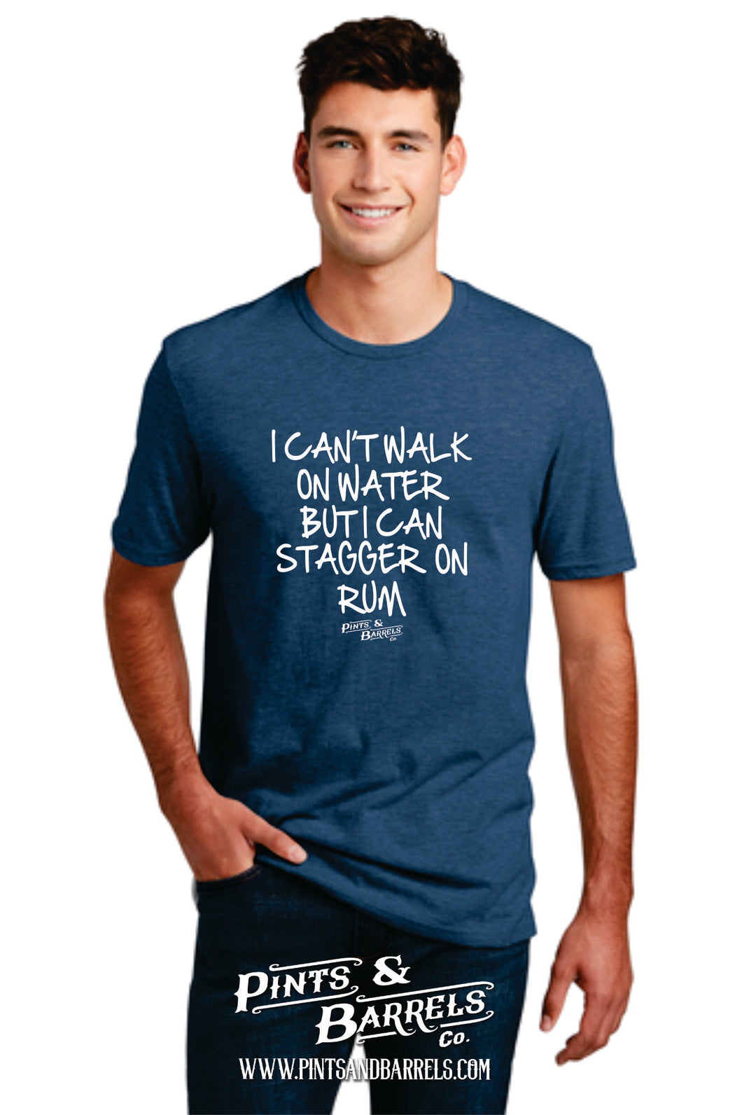 I Can't Walk On Water But I Can Stagger On Rum Unisex T-Shirt