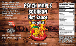 Peach Maple Bourbon Hot Sauce
