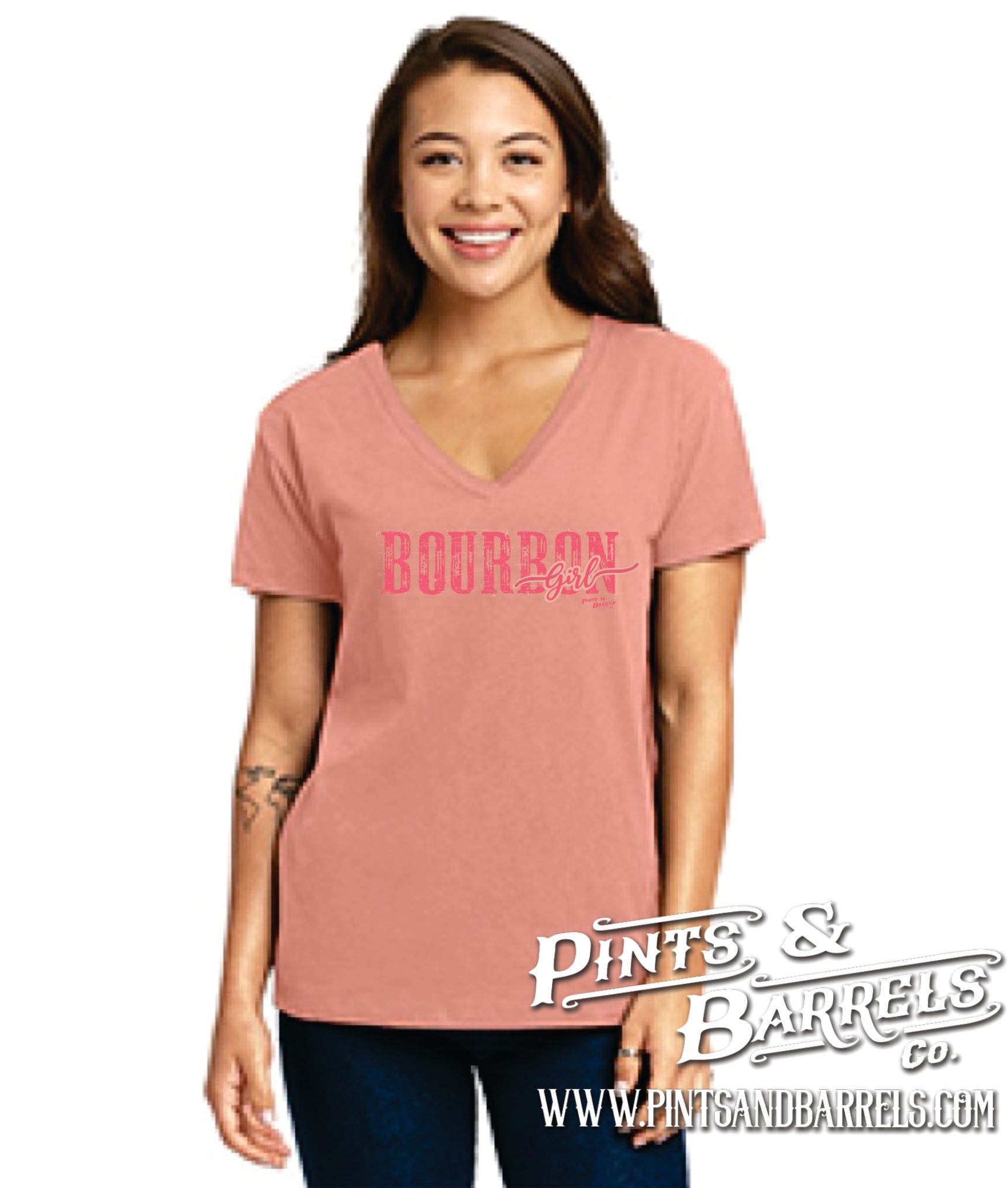 Bourbon Girl - Ladies Shirts – pintsandbarrelsco