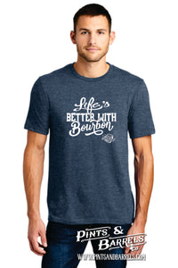 Life's Better With Bourbon Unisex T-Shirt